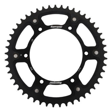 SUPERSPROX Black Stealth Sprocket For Yamaha YZ125, YZ250 1999-2018 RST-245-49-BLK